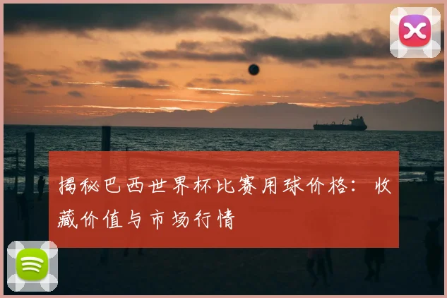 揭秘巴西世界杯比赛用球价格：收藏价值与市场行情