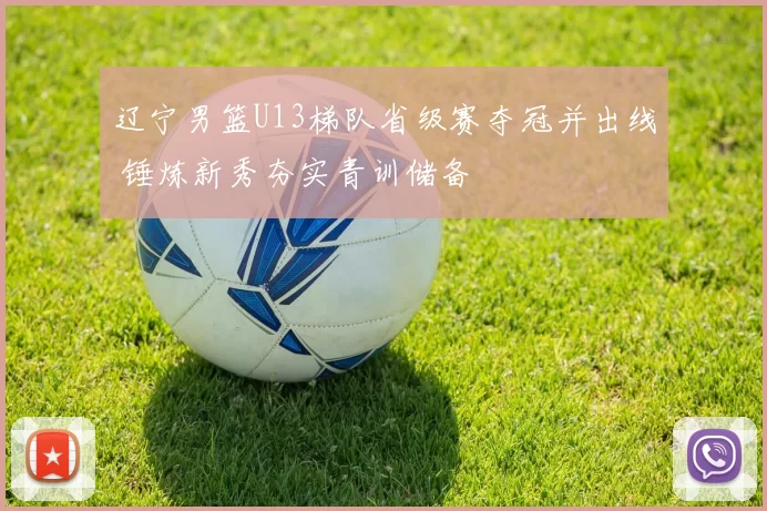 辽宁男篮U13梯队省级赛夺冠并出线 锤炼新秀夯实青训储备